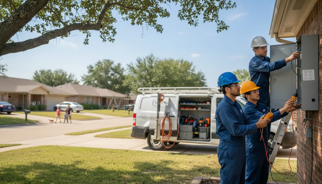 Certified electrician providing emergency electrical services in Sasakwa, OK